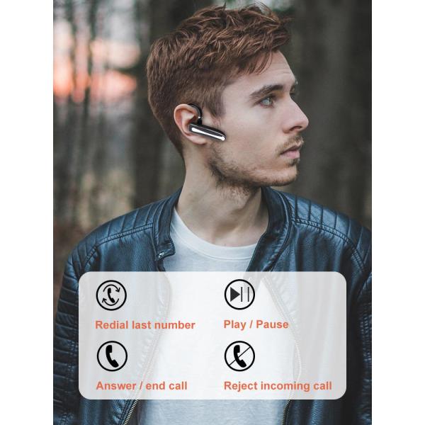 Wireless Running Earphones Earhook Noise Canceling HiFi Stereo Sound For Iphone