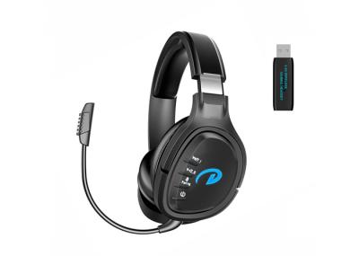 2.4G Wireless Gaming Earphones , 40db Bluetooth Earphones With Microphone