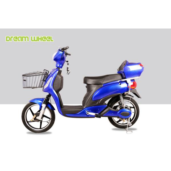 Blue Pedal Assisted Electric Scooter , 18