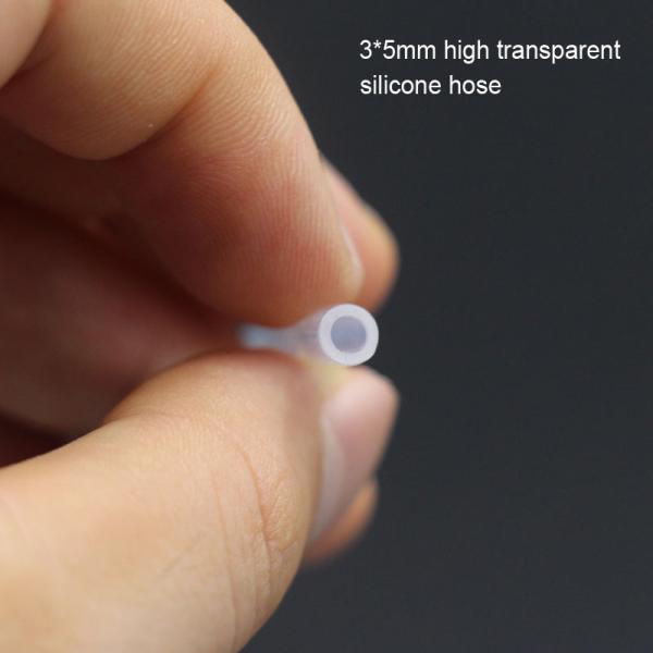 Tuyau transparent inodore de silicone 2x4mm 3x5mm 5x7mm expansibles
