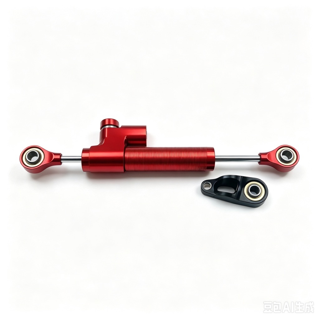 CNC Steering Damper Balance Bar, Universal Motorcycle Modified Anti-Shake Stabilizer Bar
