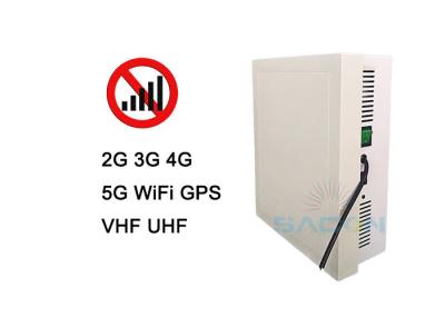 10 canais 5G Bloqueador de interferência de telemóvel construído - em antenas de até 50m de alcance