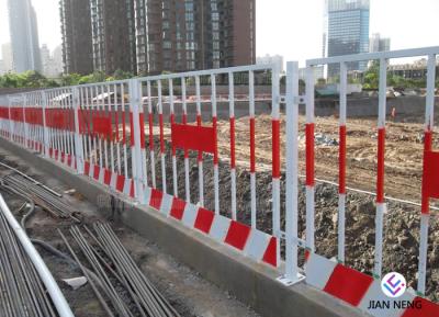 1.2*2m Foundation Trench Edge Protection Guardrail Spray Paint Easy To Install
