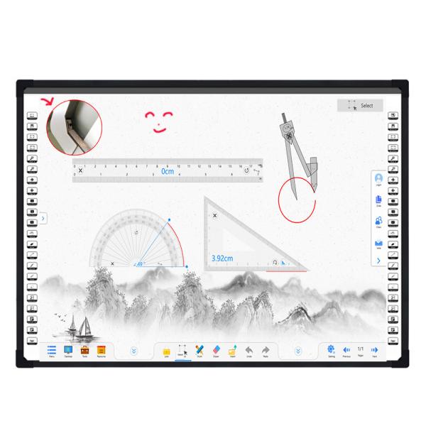 Электронное DTV оптически взаимодействующее Whiteboard 2 пункта касания