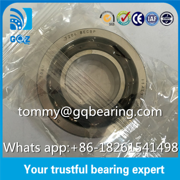 OD62mm SKF P0 Точные угловые контактные подшипники 7206BECBP 30*62*16mm
