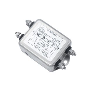 YB22D3 M4 винтовой выходный EMI фильтр питания 10A двухступенчатый однофазный фильтр