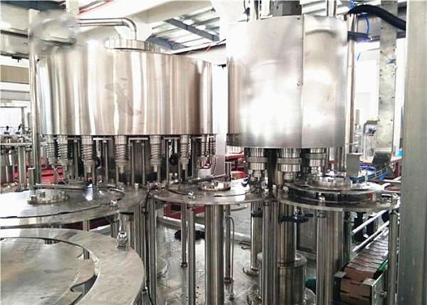 380V / 220V 24 Filling heads 3.8KW Milk Bottling Equipment