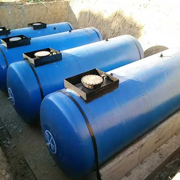 plástico subterráneo de gasolina y aceite del vidrio FRP de la capa doble del tanque de almacenamiento de 30m3 40m3