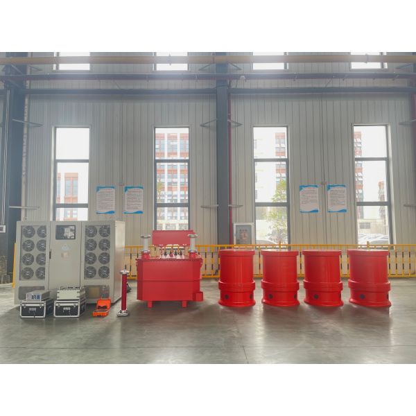 Variable Frequency Series Resonance Withstand Voltage Test Device with 0-100kV Test Voltage Range, Microcomputer Control, and Digital LCD Display