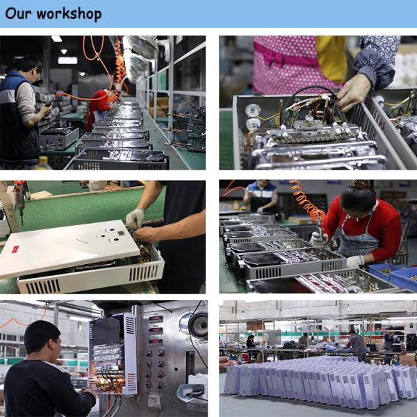 8L-12L Digital LED Gas Water Heater Forced Exhaust Copper Heat Exchanger