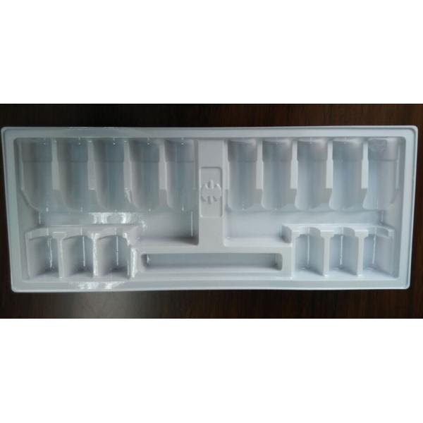 Plastic tray for health care products, blister