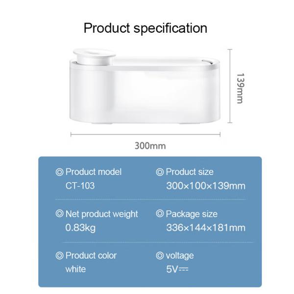 Pet Bowls Feeders Custom Printing Logo Pet Electric Dispenser Water with Smart Pump