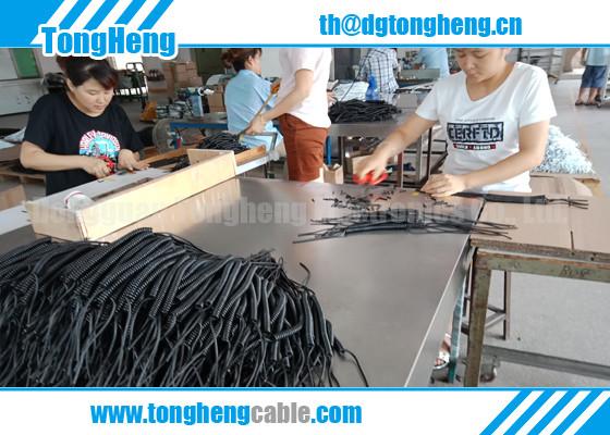 Special Made Oil Resistant And Water Proof Flexible Customized Coil Cable