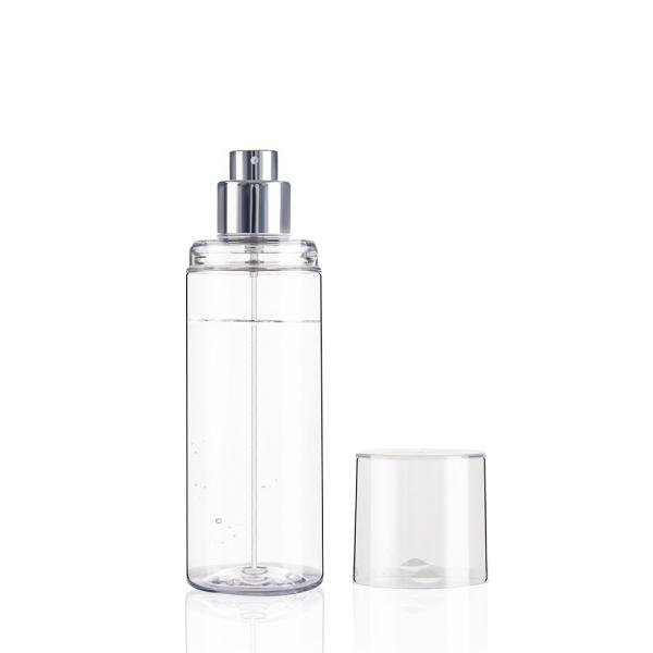 Garrafas plásticas luxuosas lustrosas do pulverizador de perfume, garrafa de perfume 100ml do ANIMAL DE ESTIMAÇÃO