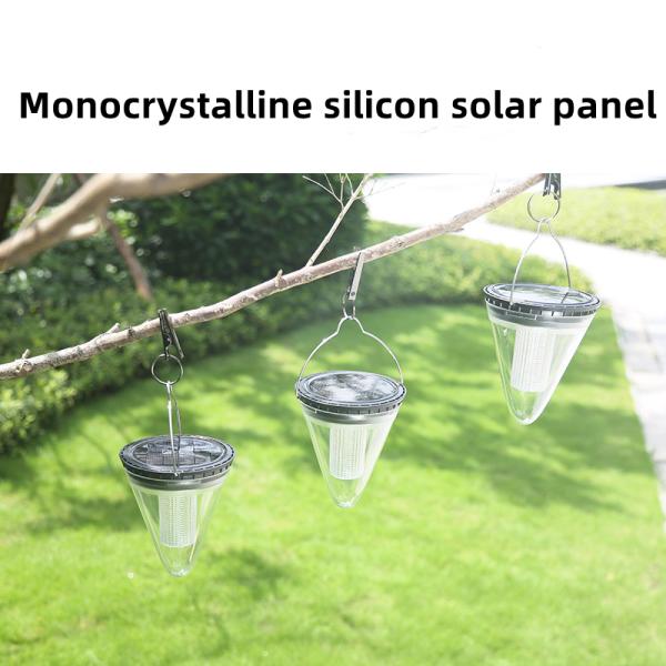 Solar Powered Canopy Lamp for Outdoor Landscape Lighting 48000 Hour Working Lifetime