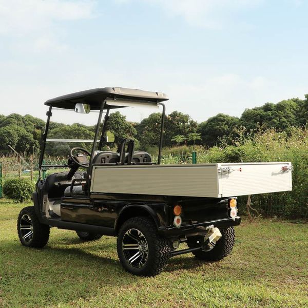 Electric Lifted Utility Golf Car Housekeeping Tool Car with Aluminum Box