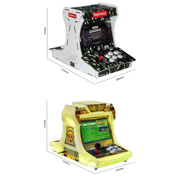 Home Arcade Video Game Machine / Coin Pusher Street Table Game Machine