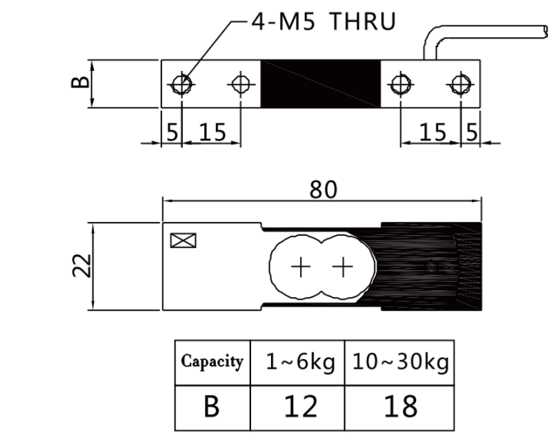 Low Capacity OIML Approval Single Point Load Cell