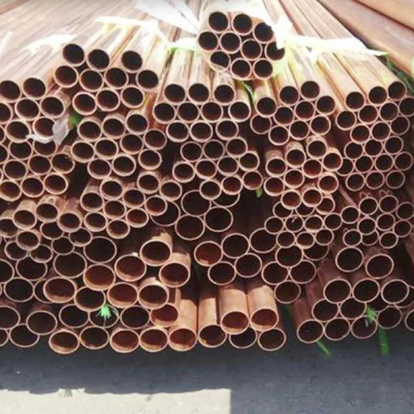 Da fábrica tubulação sem emenda brilhante do tubo da liga de cobre em linha reta 15mm 20mm