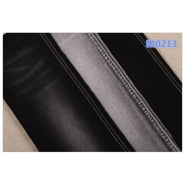 Satin Super Stretch Denim Jeans Eco-Friendly Polyester Fabric for Dresses Bags Shoes Home Textiles Coated Dyed Plain GRS