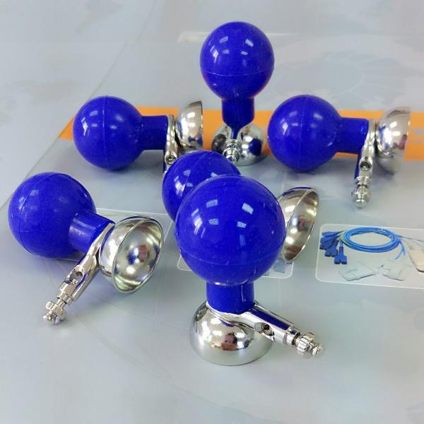 Ecg Suction Electrodes Blue CE And ISO 13485 Certification Copper Conductor