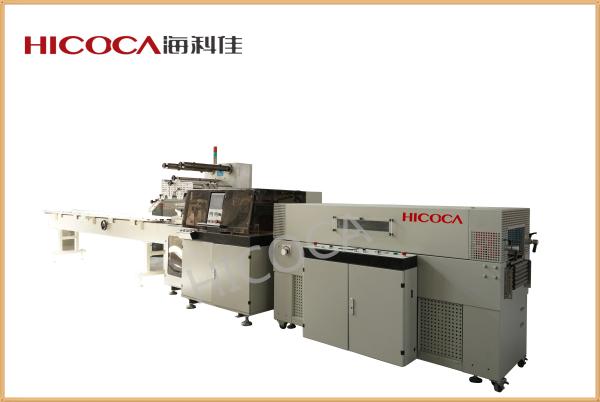 Heat Shrinkable Film Vegetable, Food, Books  Packaging Machine With PLC Touch Screen