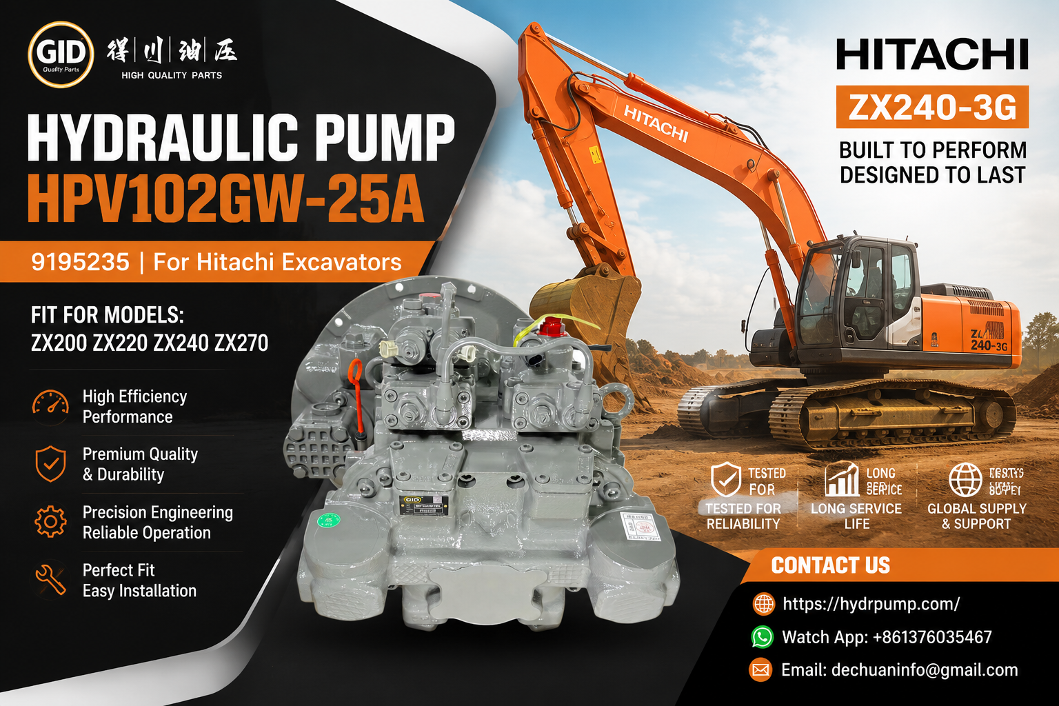 SBS120 Hydraulic Main Pump for E320D GC E320D E323D E321D Excavator - High-Strength Alloy Steel with 6 Months Warranty
