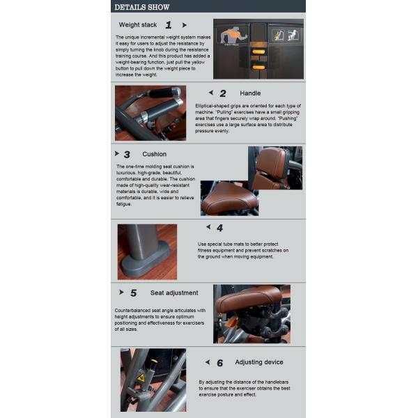 New Heavy Duty Fitness Equipment Seated Chest Press Exercise Machine