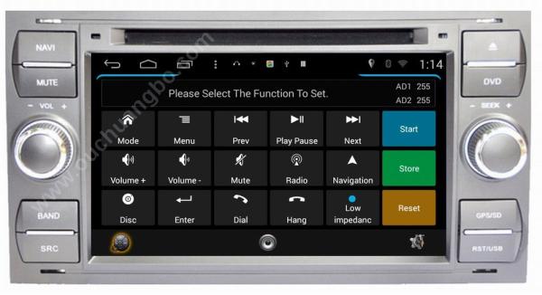 Ouchuangbo audio stereo gps radio kit Ford mondeo Fiesta focus android 4.4 OS 4 core USB