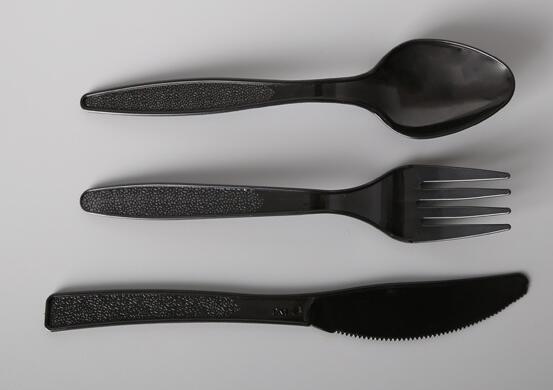 Наборы столового прибора устранимой пластиковой вилки именниного пирога вилки плода ложки вилки ножа пластиковые