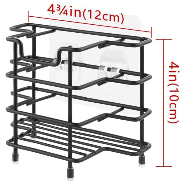 Wall Mount Stainless Steel Toothbrush Holder Tooth Brush Stand for Electric Toothbrushes