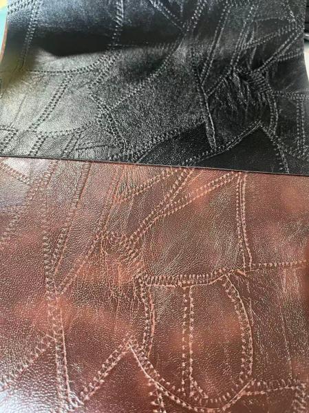 Embossed Pvc Coated Polyester Fabric Waterproof Faux Recyclable