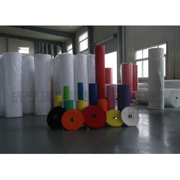 100% Cotton Nonwoven Fabric Spunlace Roll For Medical Sanitation , 25-80g / M2