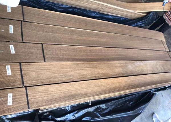 Dark Color Smoked White Oak Veneer Sheets For Hotel Decoration