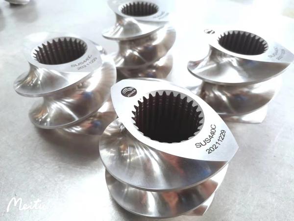 Involute Spline Shaft , Plastic Extruder Parts for Plastic Industry