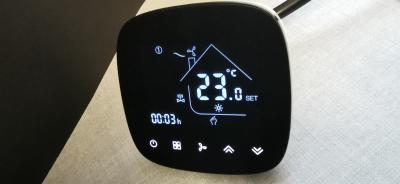 Touch Screen Room Thermostat With Digital Lcd Display Modbus Communication