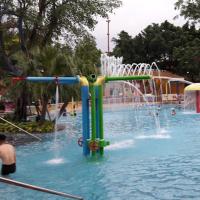 Parc de baignade pour petits animaux, divertissement en plein air, baignade à eau