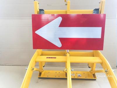 3M de alumínio dobrável Reflective Traffic Signs
