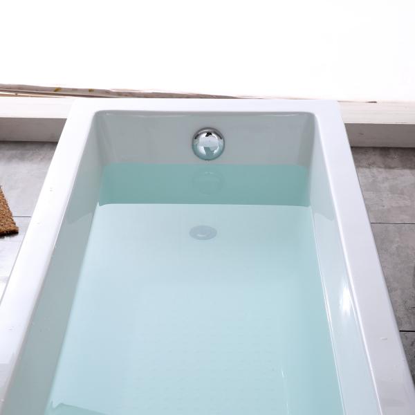Removeable Skirt Legs Freestanding Panel Bathtub with Drainage Accessories at Best
