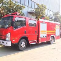 ISUZU 4X2 700P camião de combate a incêndio camião de resgate de incêndio pequeno 4cbm 5cbm