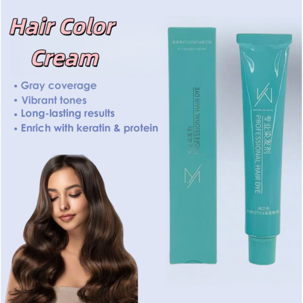 OEM Herbal Premium Hair Dye Cream Professional Salon Use Permanent Color Hair Dye Factory Supply