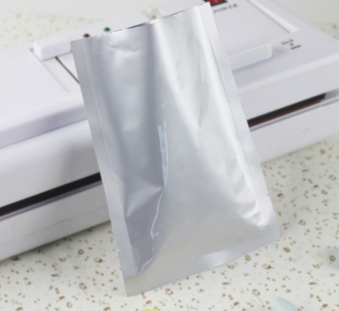 Heat Sealable Aluminum Foil Packaging Small Bags With Tear Notches Mylar Vacuum Sealer Smell Leak Proof Pouches