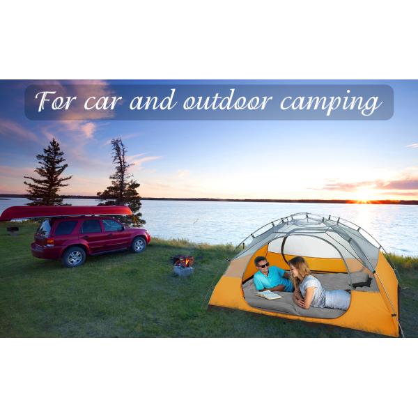 SUV Mattress Camping Bed Cushion Pillow - Inflatable Thickened Car Air Bed with Pump Portable Sleeping Pad Mattr