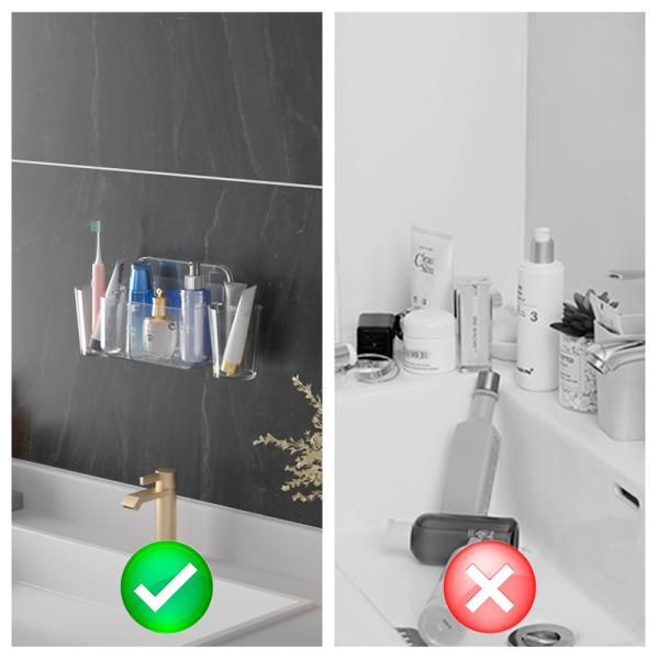 всасывание стены держателя зубной щетки держателя чашки WGO зубной щетки широкой собственной личности 32cm слипчивое