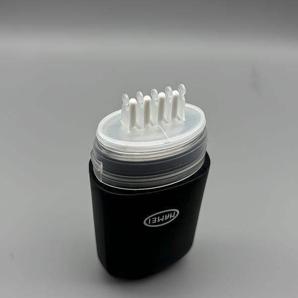 Custom Color Plastic Hair Growth Oil Packaging With Comb Applicator Container Hair Dyeing Pen Bottle