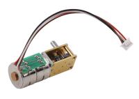 motor alto deslizante duplo da engrenagem de sem-fim do torque do motor 5V de 15mm com Mini Horizontal Metal Gear Box