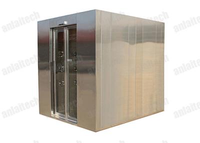 G1 Prefilter Clean Room Stainless Steel , 18m/S 2.3KW Air Shower Pass Through