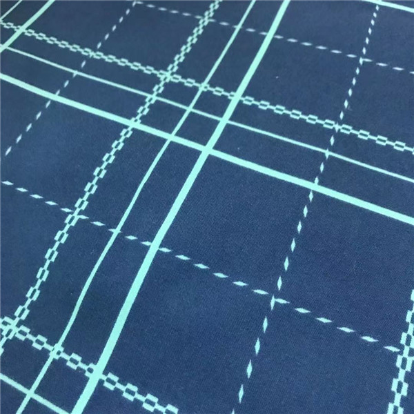 Голубая напечатанная ткань 75DX200D 145gsm 150cm Microfiber 100 процентов ткани полиэстера