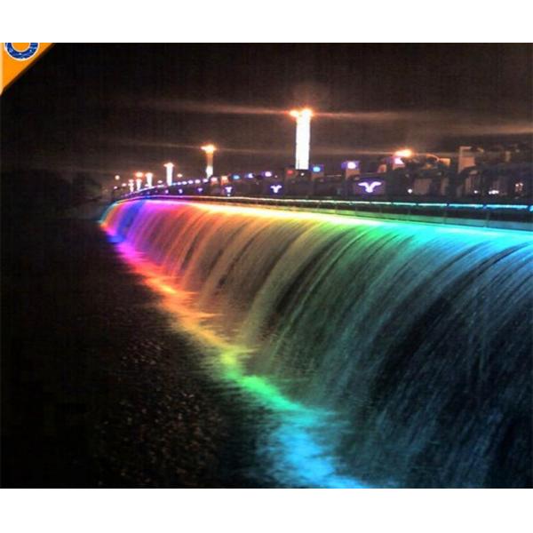 Специальное светодиодное освещение Широкий наружный фонтан водопада