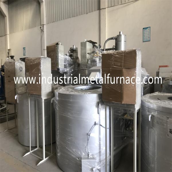 тип плавя печи природного газа заливки формы тигля 400kg Zamak 5 алюминиевый неподвижный